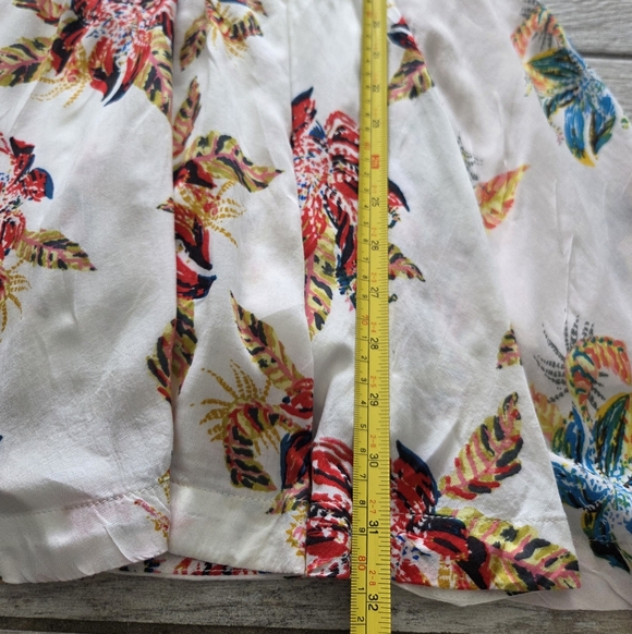 Free People Thought I Was Dreamin Plunging V-Neck Floral Mini Dress XS Babydoll - Picture 8 of 11